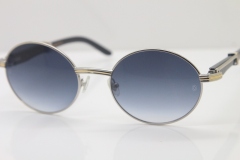 Hot Original Black Buffalo horn Cartier  CT 7550178 Sunglasses Genuine Natural Wholesale Sunglasses Size:55