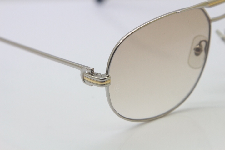 Cartier 1038366 Sunglasses Gold Brown Lens