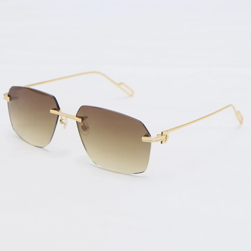 Cartier Metal Rimless CT01130 Sunglasses Size:60
