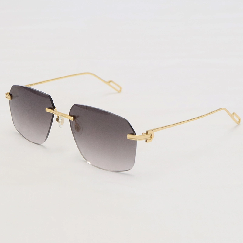 Cartier Metal Rimless CT01130 Sunglasses Size:60