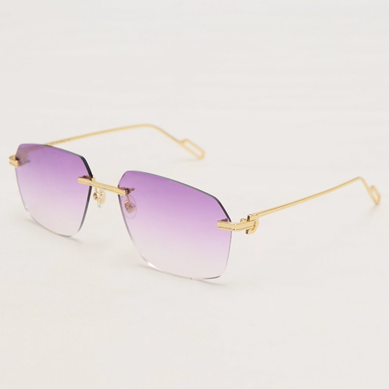 Cartier Metal Rimless CT01130 Sunglasses Size:60