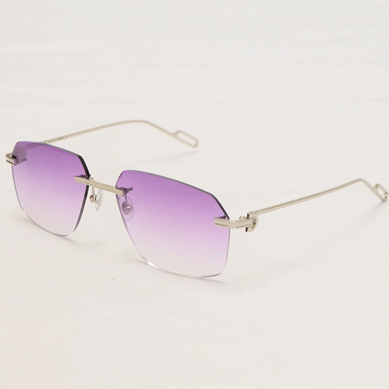 Cartier Metal Rimless CT01130 Sunglasses Size:60