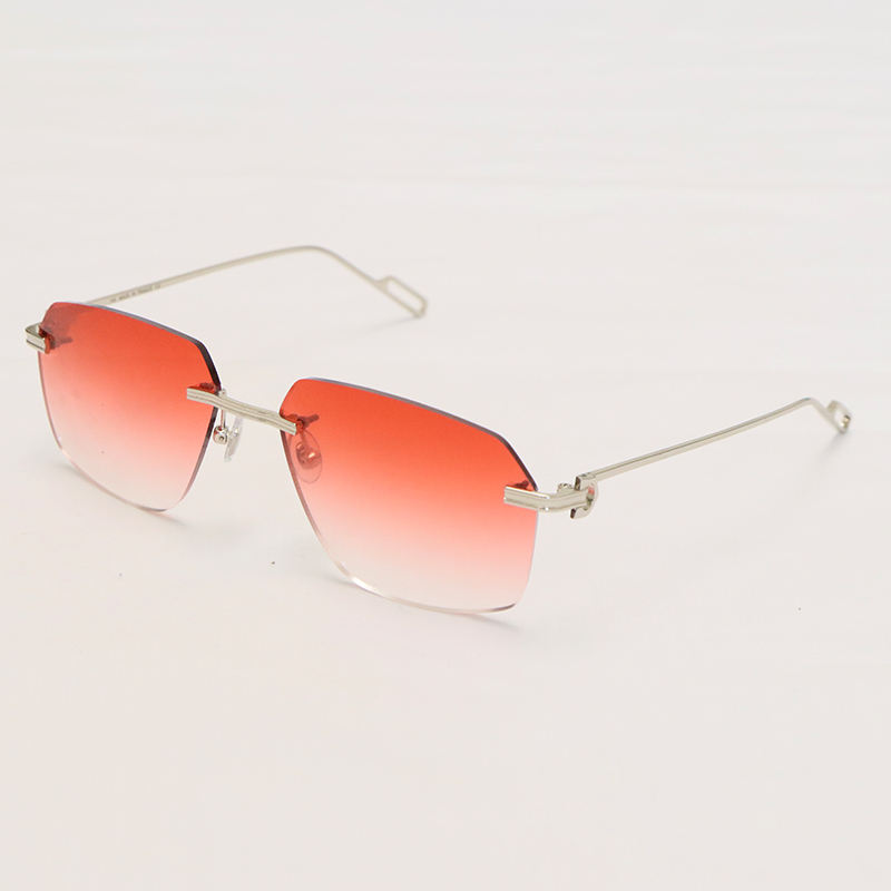 Cartier Metal Rimless CT01130 Sunglasses Size:60
