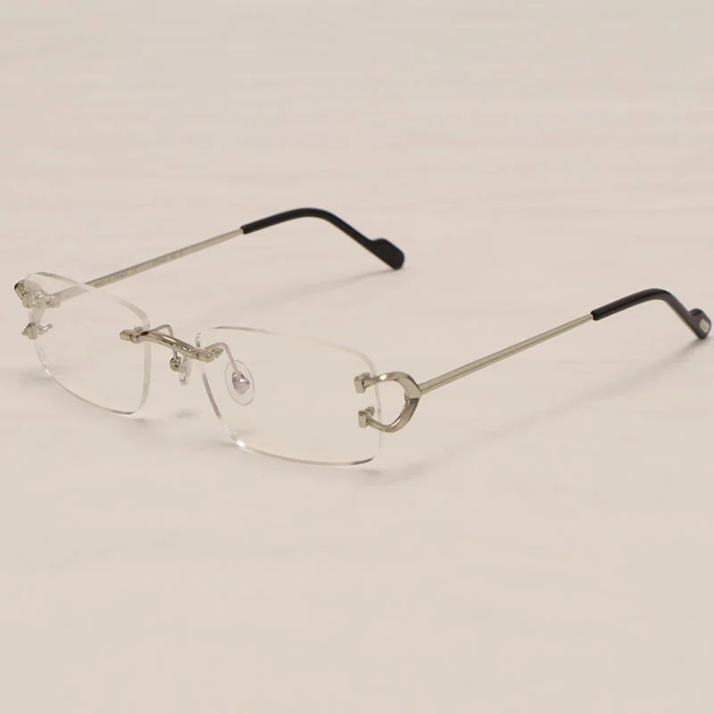 Cartier C Decor Rimless Eyewear CT03440 001 Gold  C57G23AK 18k Gold Sunglasses Frames