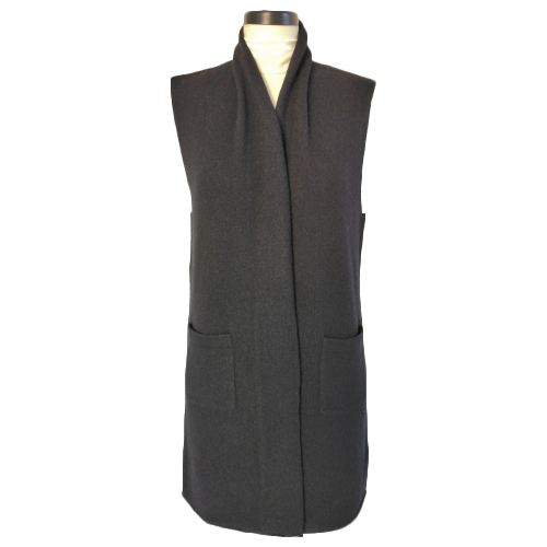 Factory OEM&amp;ODM Sleeveless Vest Jacket Casual Waistcoat Cashmere Cardigan Soft Warm