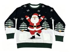 Light-Up Dancing Santa Christmas Party Sweater