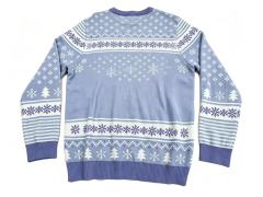 Viral Smile Fair Isle Knit Sweater - "Be Happy Everyday" Cozy Christmas Pullover