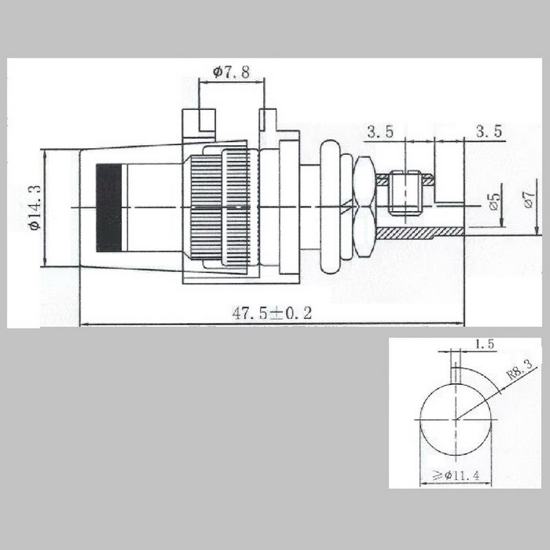 GP101 Gold-plated 5-way Solderless Binding post