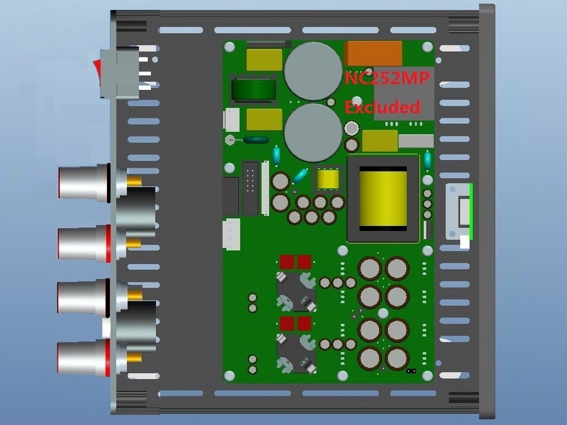 (B180a-S2) DIY Stereo Case-kit for Hypex NC252MP