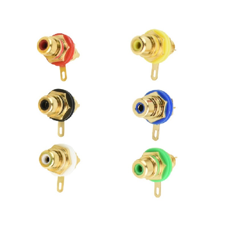 GP129 Gold-plated RCA Female Chassis Connector