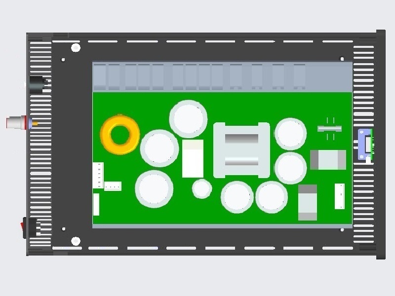 (BH315c-M1X) DIY Mono Case-kit for ICEpower 1000ASP