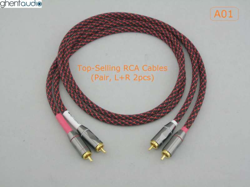 A01 --- Canare L-4E6S RCA (Male to Male) Cables (Pair)