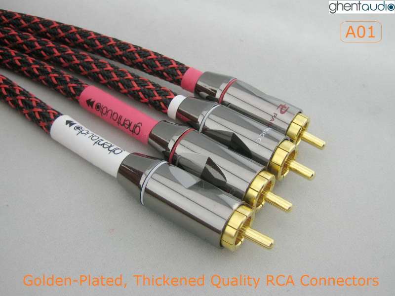 A01 --- Canare L-4E6S RCA (Male to Male) Cables (Pair)