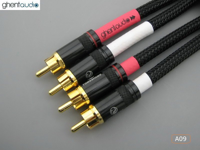 A09 --- Canare L-4E6S RCA (Male to Male) Cables (Pair)