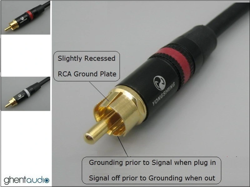 A12 --- Teflon Silver-plated Star Quad RCA Cables (Pair)