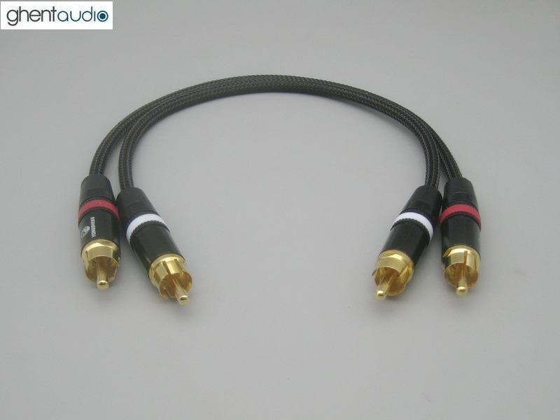 A12 --- Teflon Silver-plated Star Quad RCA Cables (Pair)