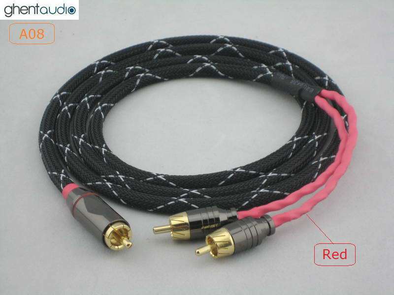 A08 --- Canare L-4E6S RCA(Male to 2 x Male) Y-Cable