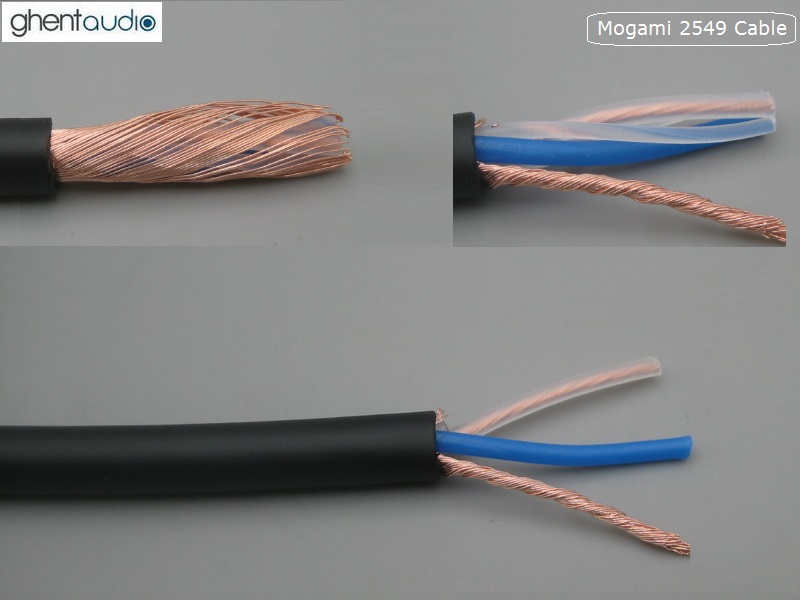 A17(F) --- Mogami 2549 XLR (F to M+M) Balanced Y-Cable