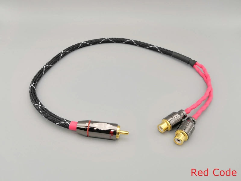 A19 --- Canare L-4E6S RCA (Male to 2 x Female) Y-Cable
