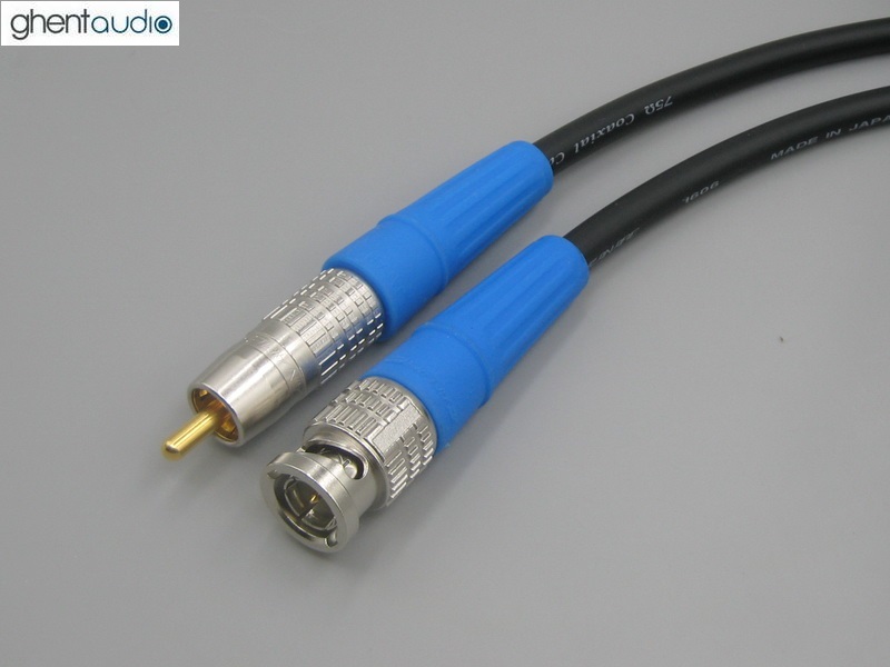 E09 --- Canare LV-61S True 75 Ohm Coax RCA to BNC Cable