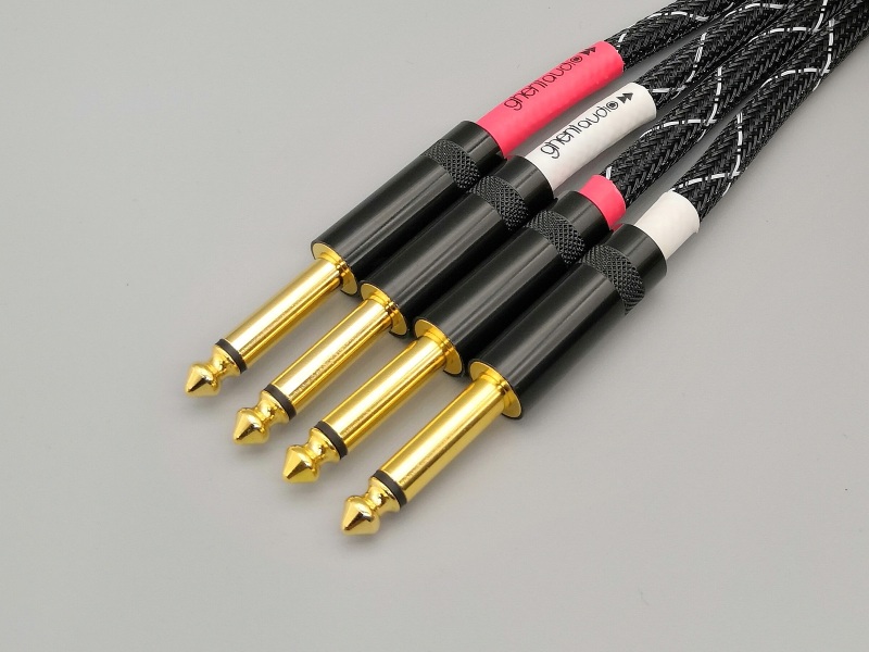 D07 --- 6.35mm TS(M to M) Choseal 4N-OFC Cables (Pair)
