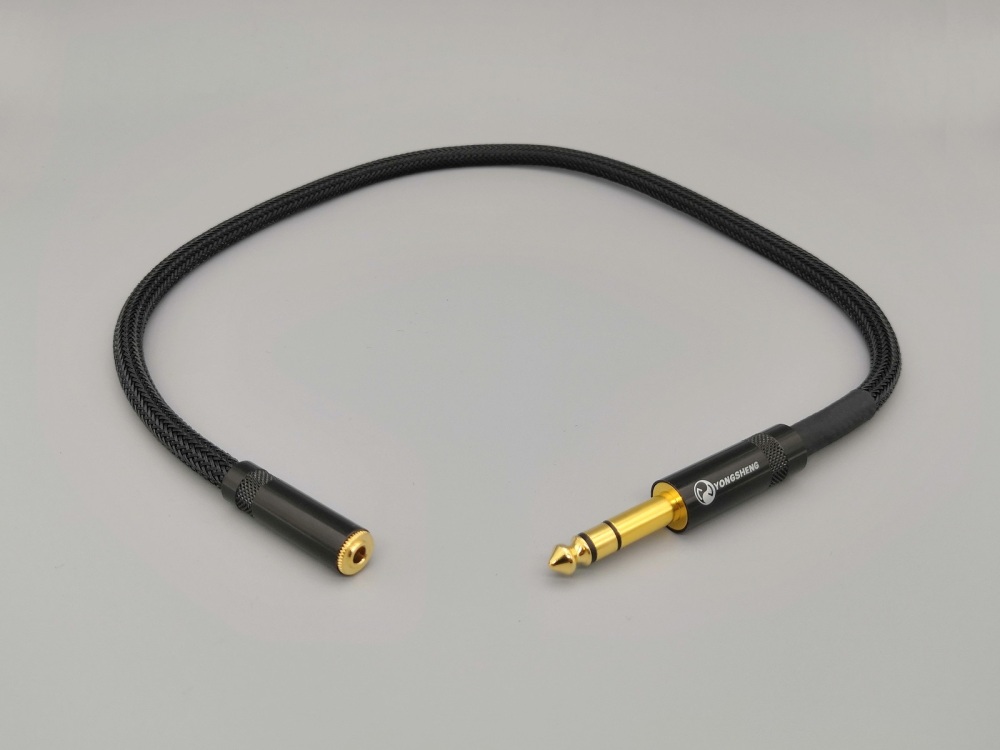 D06 --- 6.35mm 1/4" TRS Choseal 4N-OFC Cable