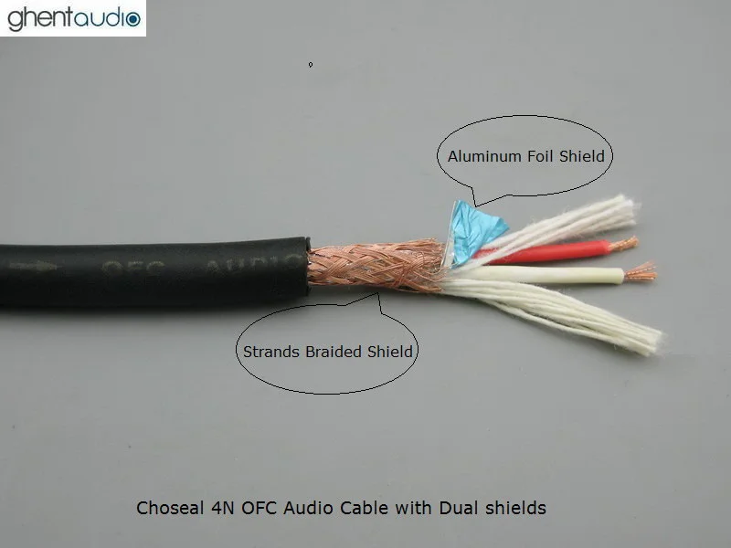 D07 --- 6.35mm TS(M to M) Choseal 4N-OFC Cables (Pair)