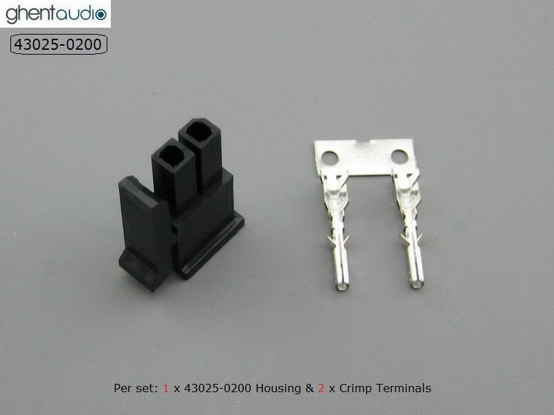 molex 43025-0200 Micro-Fit 3.0™ Housing & Contact