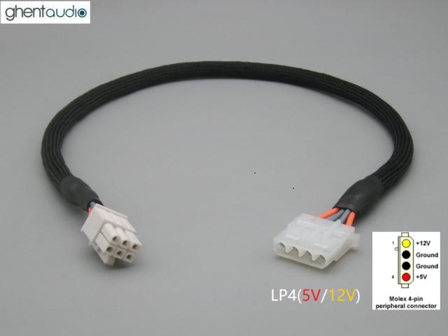 (PC44) 6P---LP4 Power Supply Cable (JSSG360)