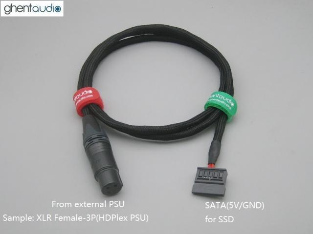 (PC45) PSU---SATA(5V) Cable for SSD (JSSG360)