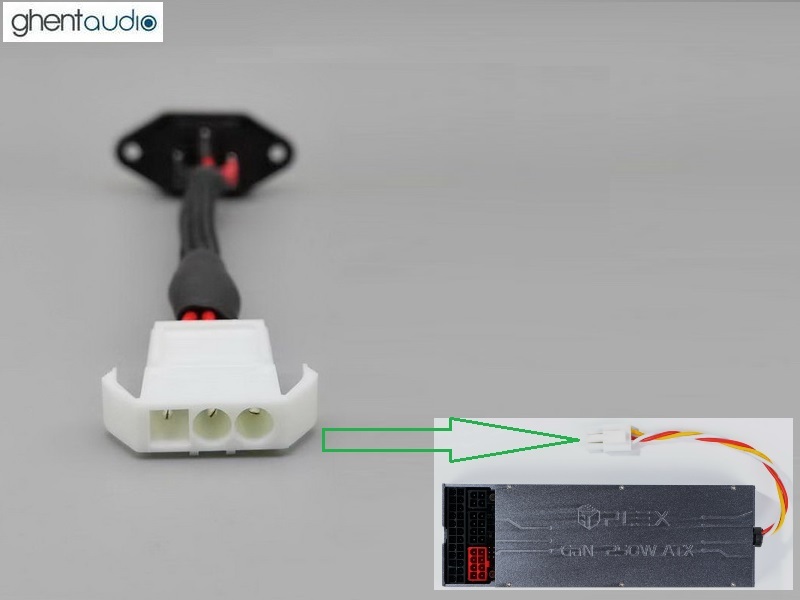 (PC32) IEC --- ELR AC-Input Cable for HDPLEX 250W GaN ATX PSU