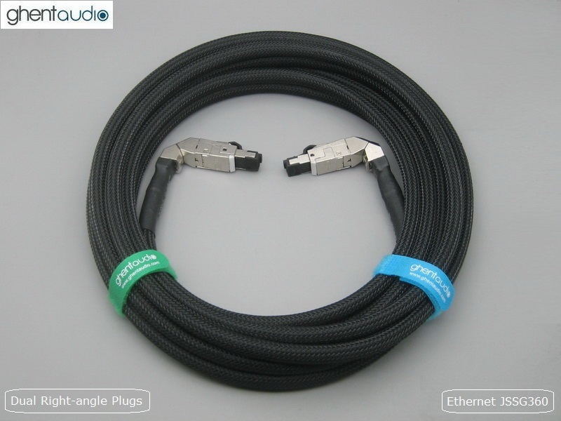 ET11(C) Belden 1303E CAT6a Right-Angle Ethernet Cable (JSSG360)