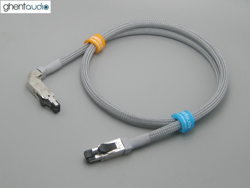ET11(B) Belden 1303E CAT6a Straight to Right-Angle Ethernet Cable (JSSG360)