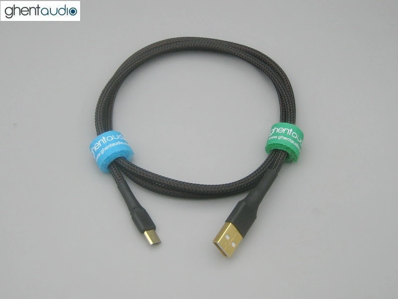 (U05) Type-A to micro-USB Silver-plated USB Cable