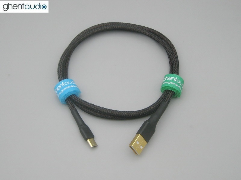 (U05) Type-A to micro-USB Silver-plated USB Cable