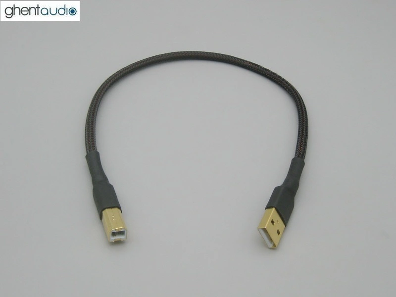 (U01) Type-A to Type-B Silver-plated USB Cable