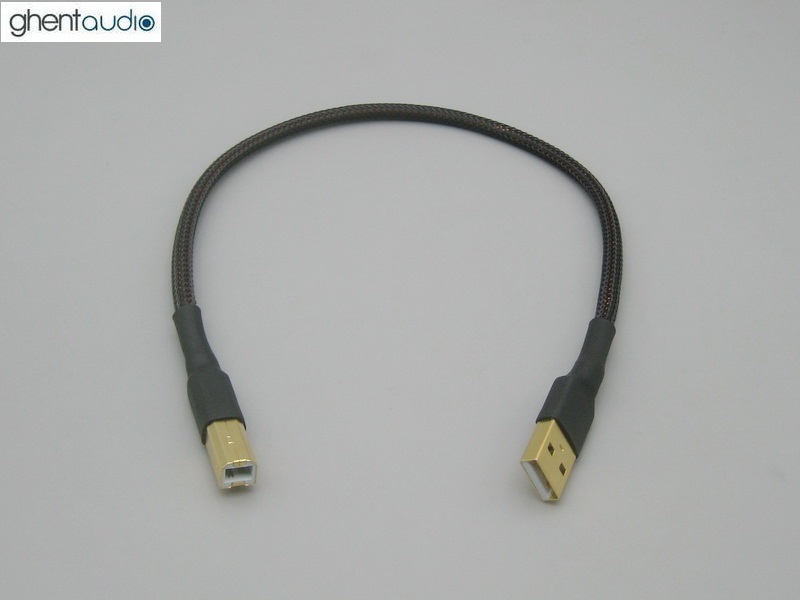 (U01) Type-A to Type-B Silver-plated USB Cable