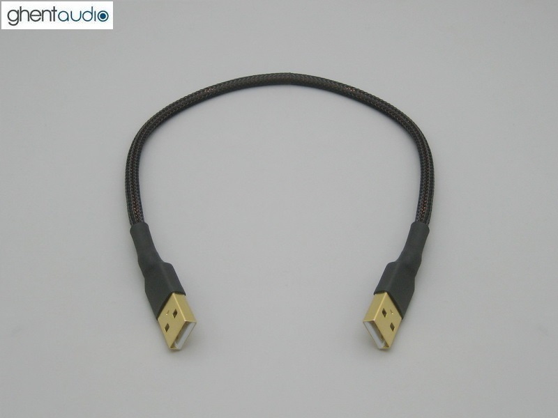 (U03) Type-A to Type-A Silver-plated USB Cable
