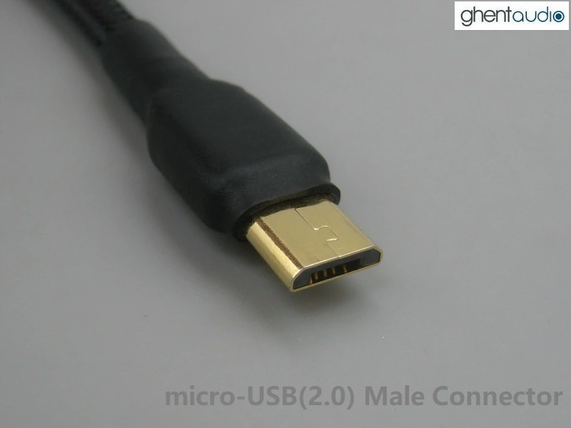 (U05) Type-A to micro-USB Silver-plated USB Cable