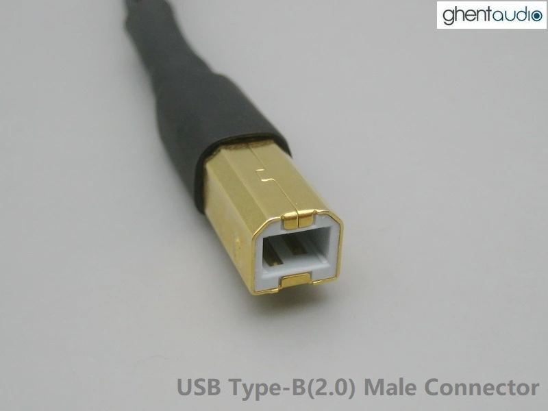 (U01) Type-A to Type-B Silver-plated USB Cable