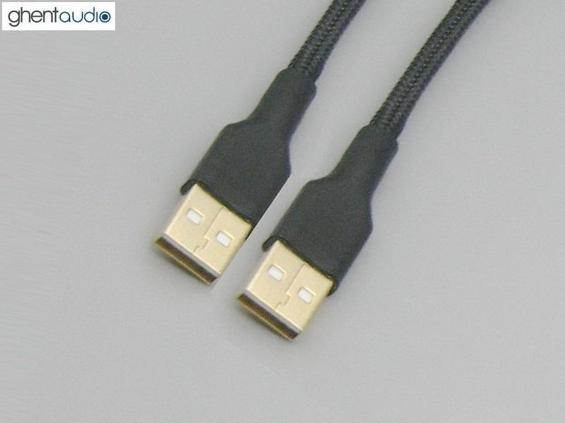(U03) Type-A to Type-A Silver-plated USB Cable