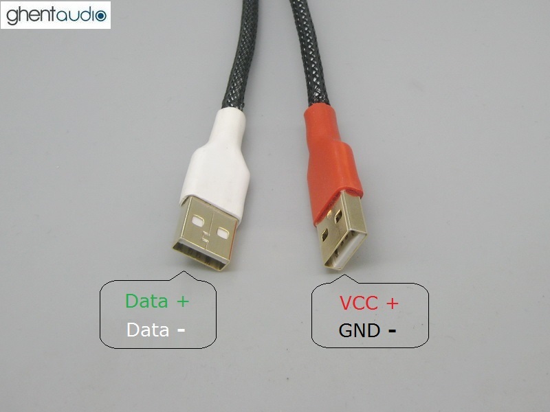 (U01) Type-A to Type-B Silver-plated USB Cable