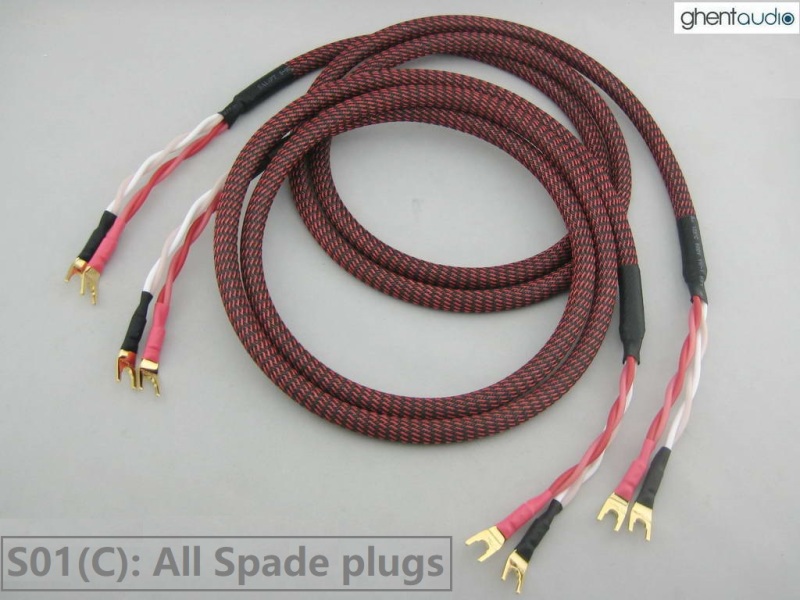 S01---Canare 4S12F Speaker Cables 4x13AWG (Pair)