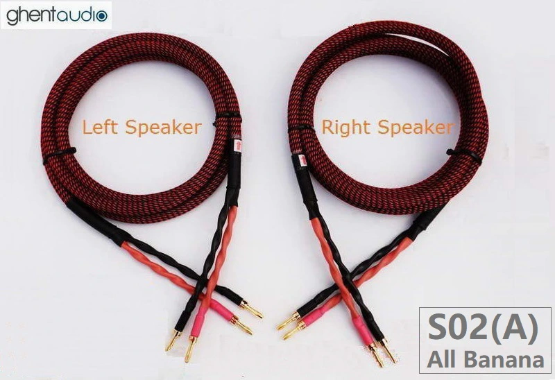 S01---Canare 4S12F Speaker Cables 4x13AWG (Pair)