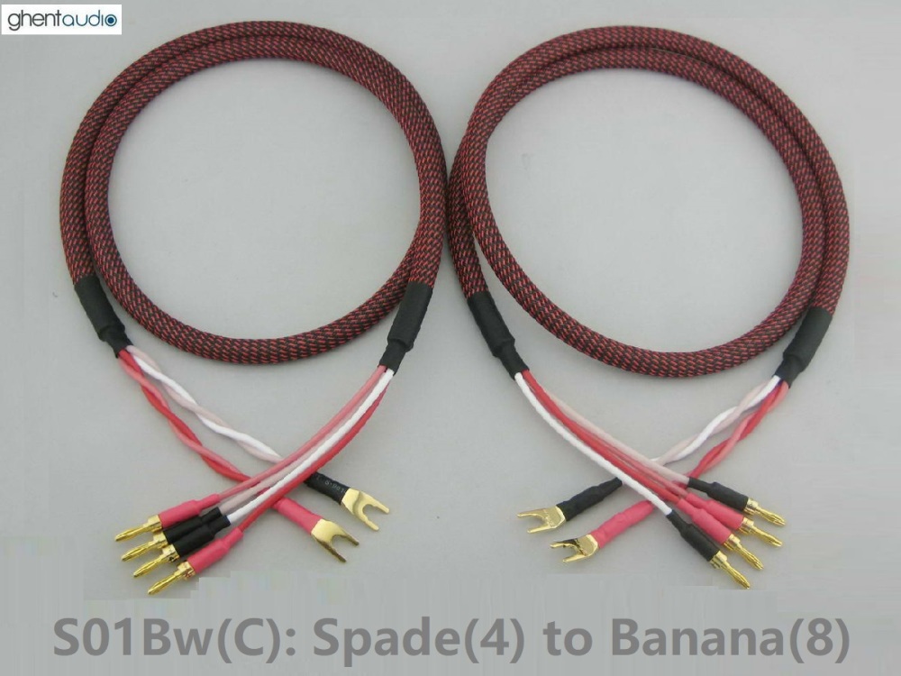 S01---Canare 4S12F Speaker Cables 4x13AWG (Pair)
