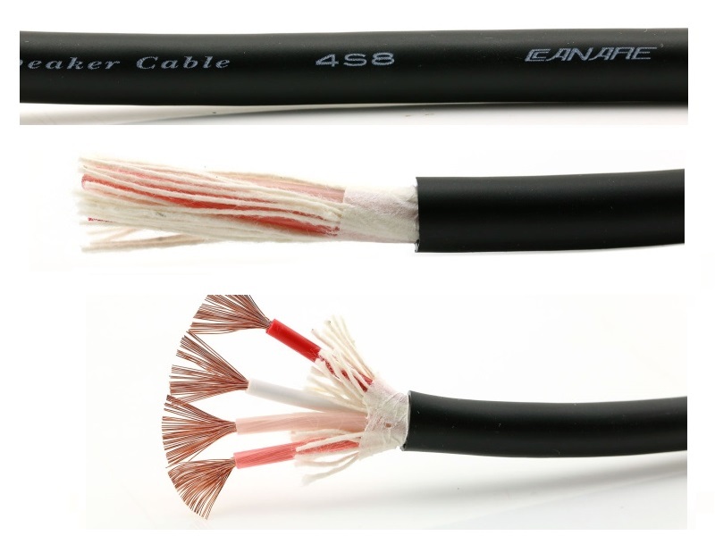 Canare 4S8 Star Quad cable (Per meter)