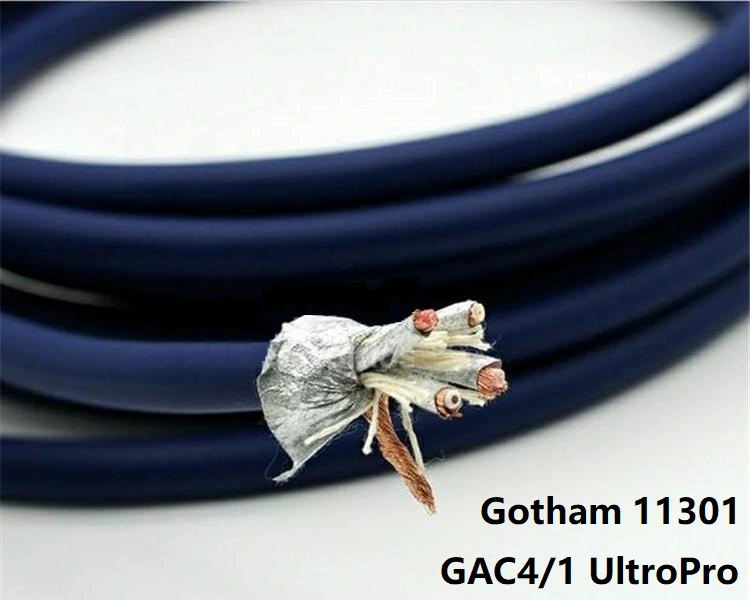 Gotham 11301 GAC-4/1 Ultra Pro Star Quad Cable (1ft/0.3m)