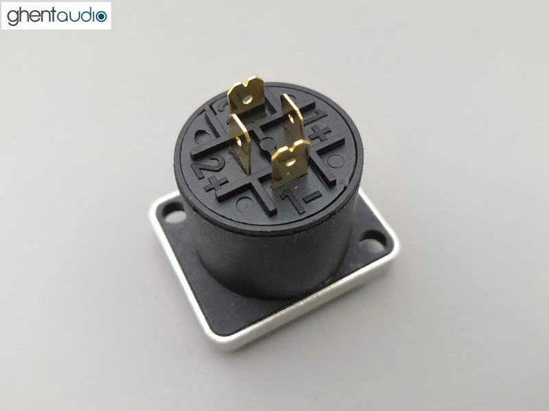 GP131 Gold-plated speakON 4-Pin Chassis connector