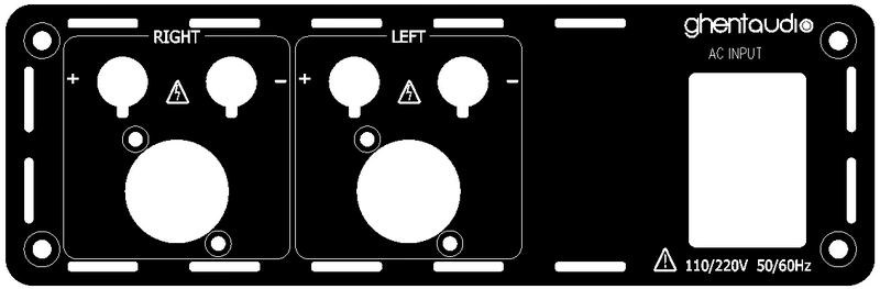 (BR1-BP2-1) Stereo Rear-plate for B-series