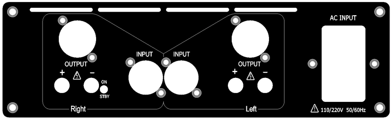 (CR1-EVAL1-2) Stereo Rear-plate for C-series